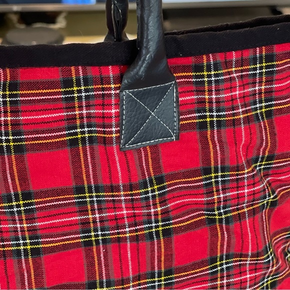 Large plaid tote Nantucket distributing CO) nwt - Picture 11 of 11